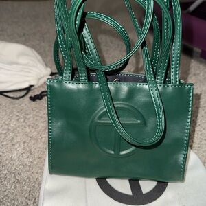 Telfar Dark Green Mini Bag